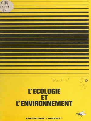 cover image of L'écologie et l'environnement